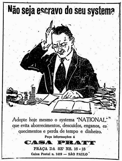 Anúncio de 1924 oferecia alternativa para evitar descuidos, enganos e esquecimentos
