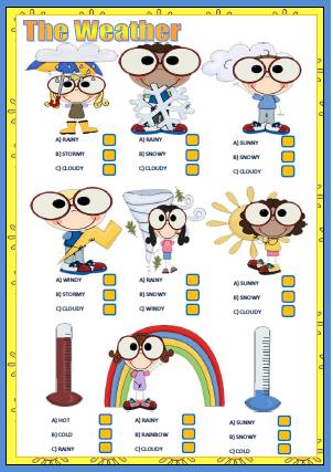 Worksheet: The Weather | My English Printable Worksheets