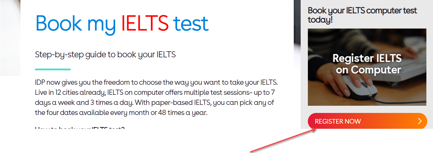 IELTS MENTOR: Learn How to Register for the IELTS Test Online (IDP)