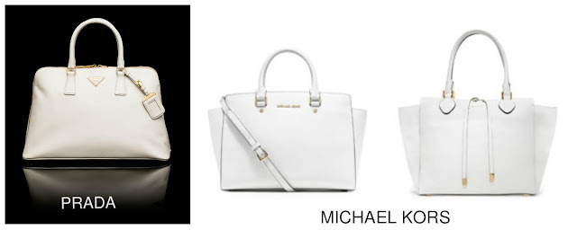 white designer bag, prada, micheal kors, fashion blogger, daniela pires