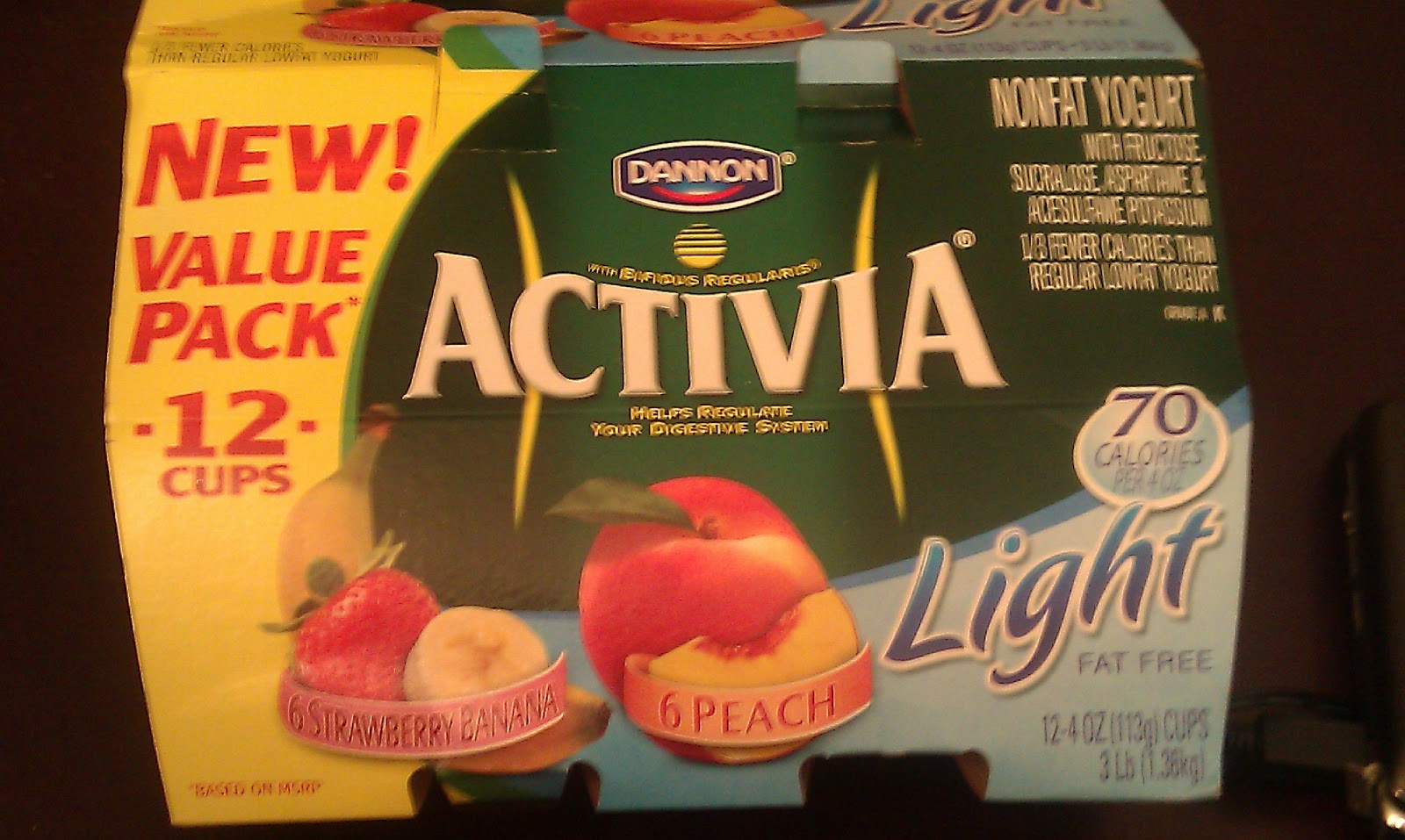 GESTATIONAL DIABETES Activia Yogurt