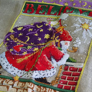 Mary Englebright Believe cross stitch: QuiltBee
