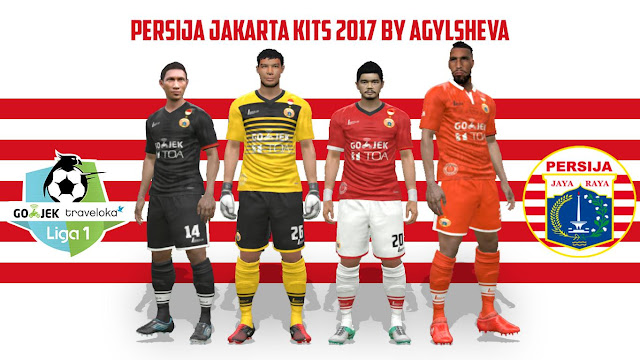 PES 2017 Persija & Persib Kit Pack V1 dari Agylsheva