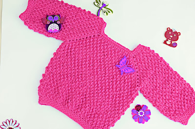 4 -Crochet Imagen Jarsey de nina a crochet muy rapido y sencillo por Majovel Crochet