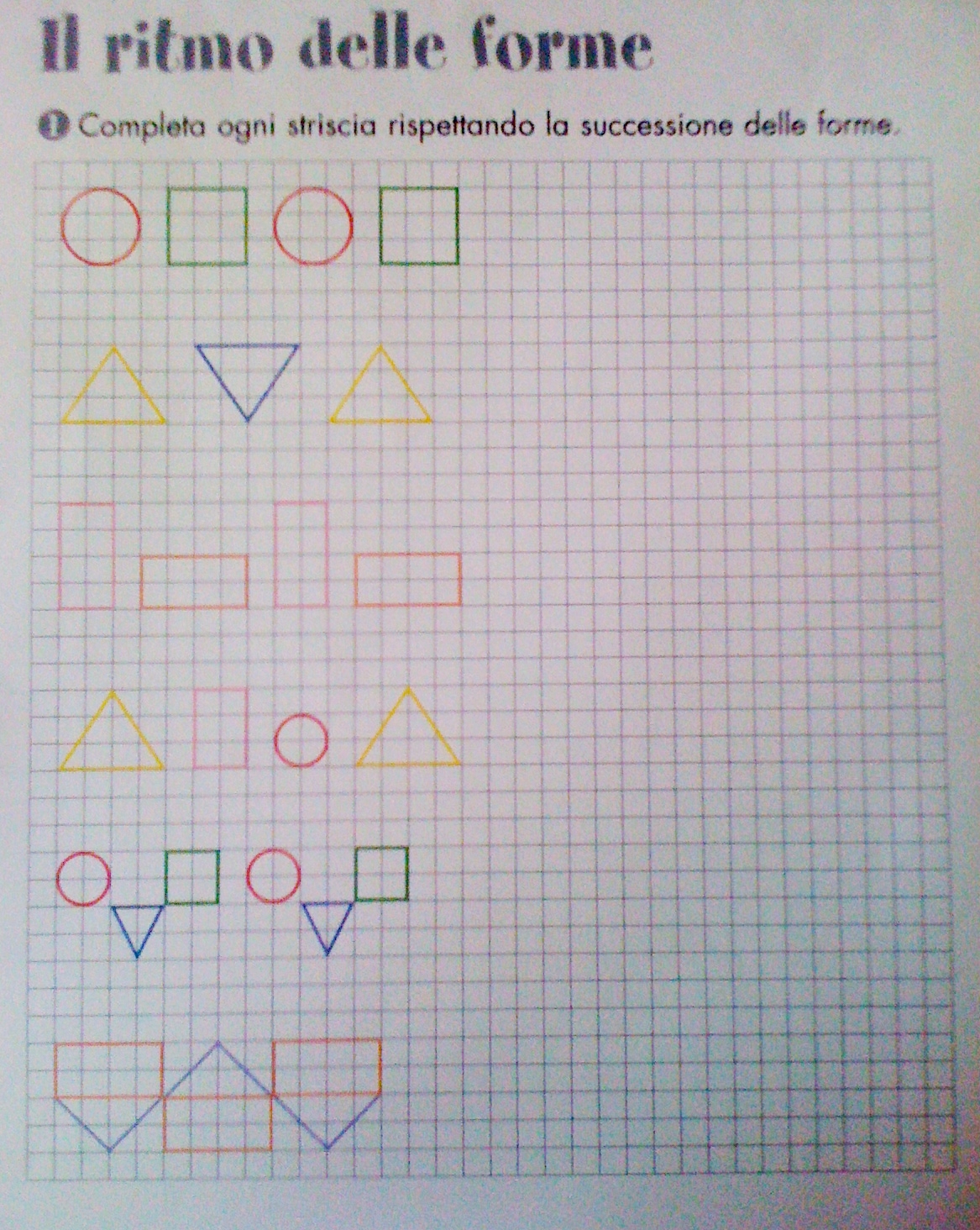 Disegni Con I Blocchi Logici Da Colorare