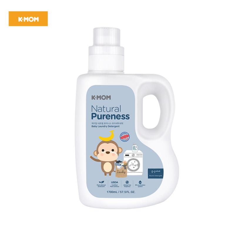 Nước Giặt Đồ Sơ Sinh Chiết Xuất Thảo Mộc Tự Nhiên K-Mom 1700ml