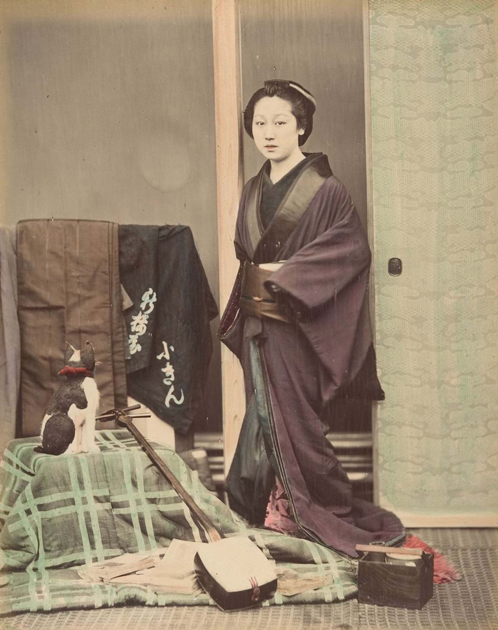 Hand colored photographs of Japan on the brink of modernity  1870s - 51