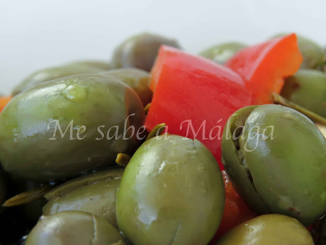 aceitunas partías aliñás Málaga