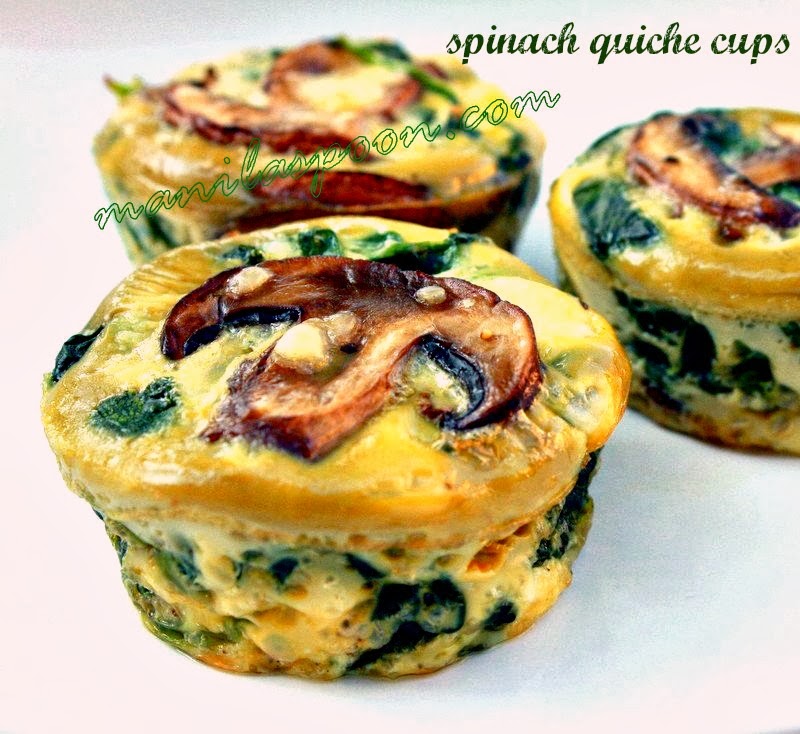 Spínách Quíche Cups Healthy Food Recipes