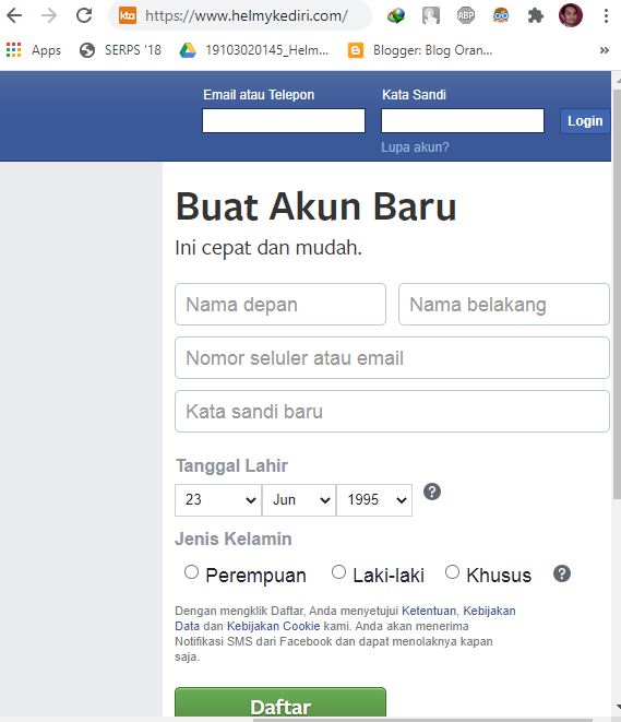 Cara hack fb temen