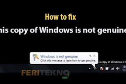 Cara Memperbaiki Windows 7 Build 7601 This Copy Of Windows Is Not Genuine