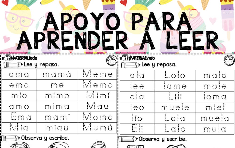 Enseñar a leer a niños