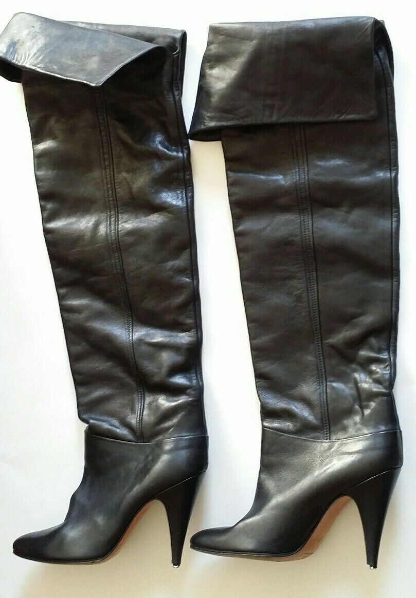 eBay Leather: Vintage Biondini OTK boots sell for $185!
