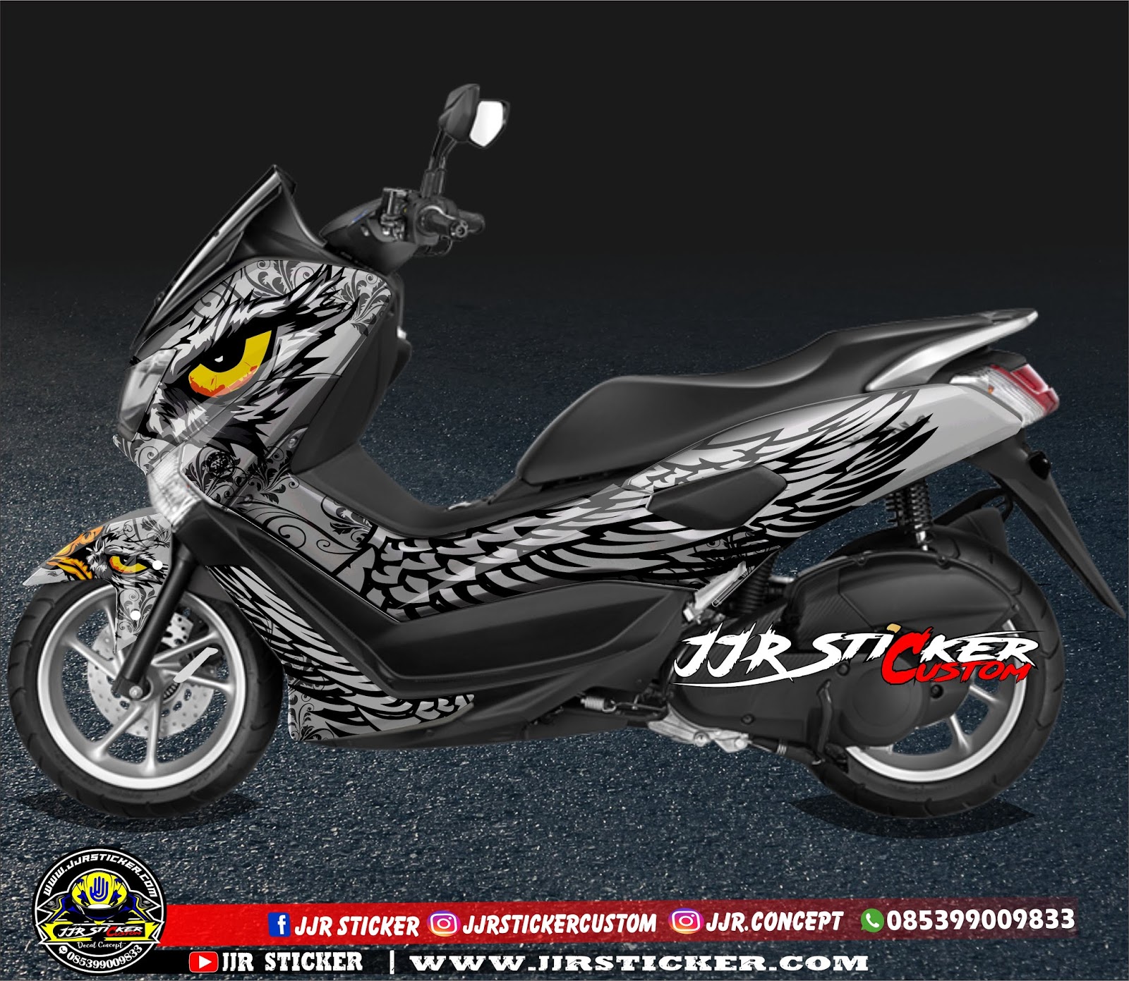 Striping Decal Sticker Yamaha NMAX Keren - jjrsticker
