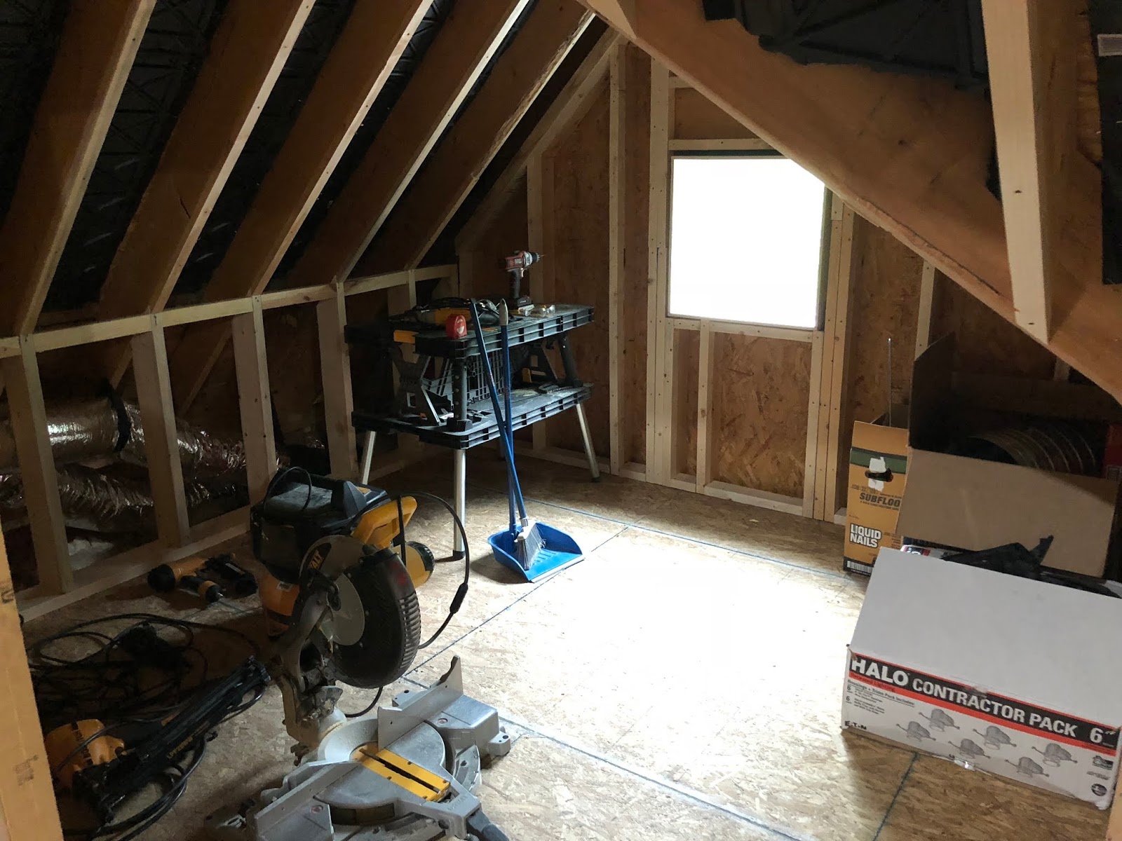 Price Creek DIY Attic Framing