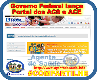 Governo federal lança Portal EXCLUSIVO para os ACS e ACE 1 portal%2Bdos%2BACS%2Be%2BACE
