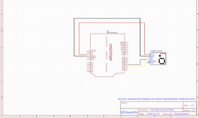 DELETE UNWANTED FINGER ID'S FROM FINGERPRINT SENSOR USING ARDUINO BY