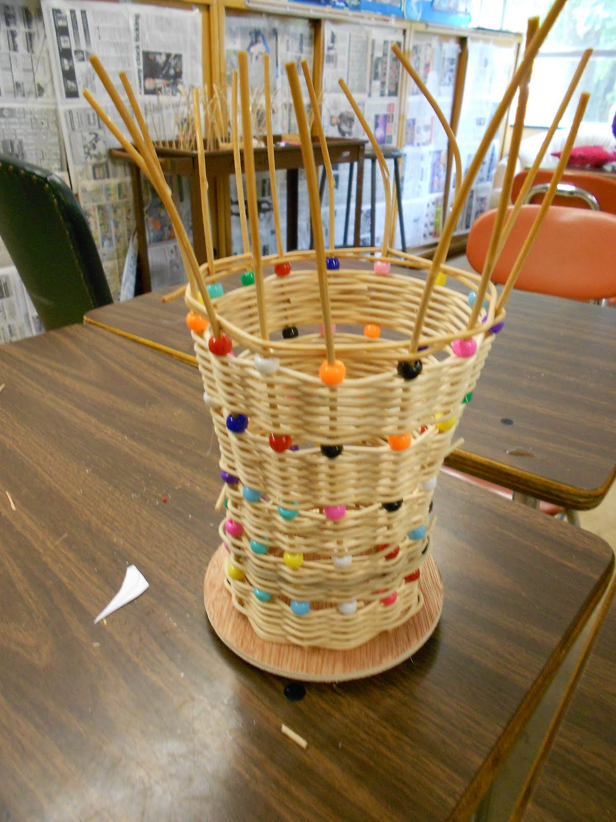 ArtMuse67 3rd Craft Project Completed! Basket Weaving