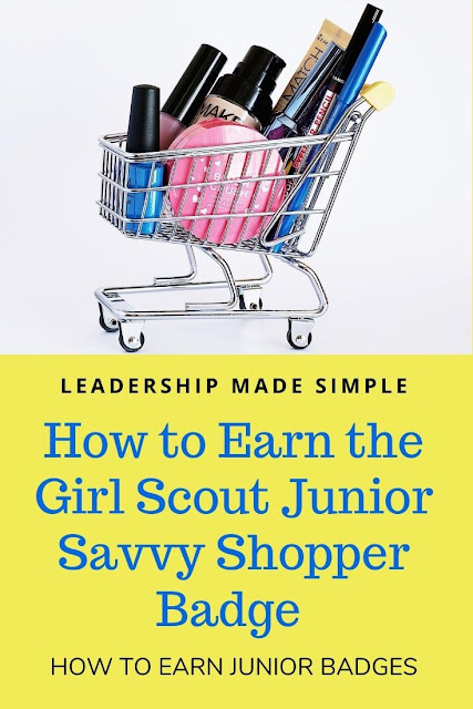 How to Earn the Girl Scout Junior Savvy Shopper Badge