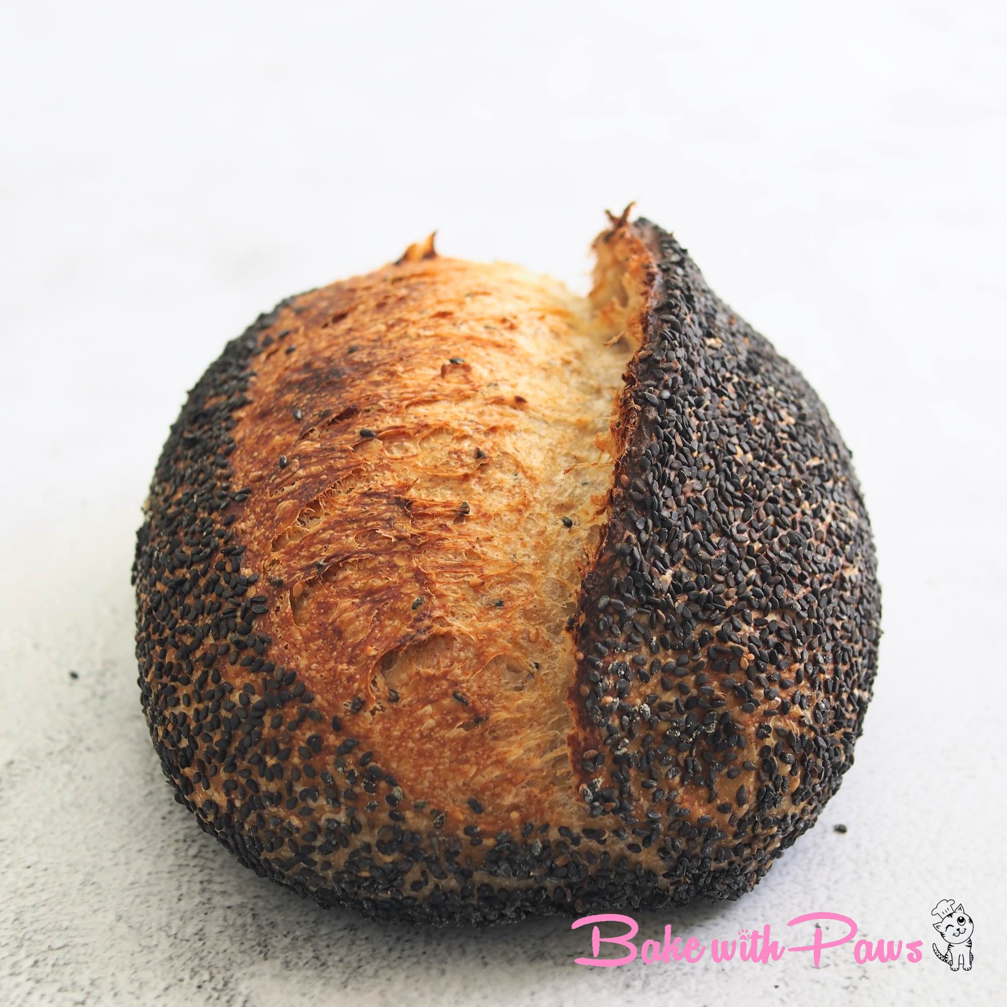 Black Sesame Sourdough Bread – Sourdough Brandon