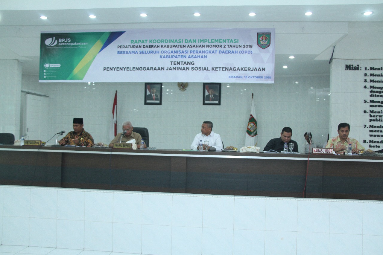 Rapat Koordinasi Perda No 2 yang digelar Pemkab Asahan. Rapat Koordinasi Perda No 2 yang digelar Pemkab Asahan.