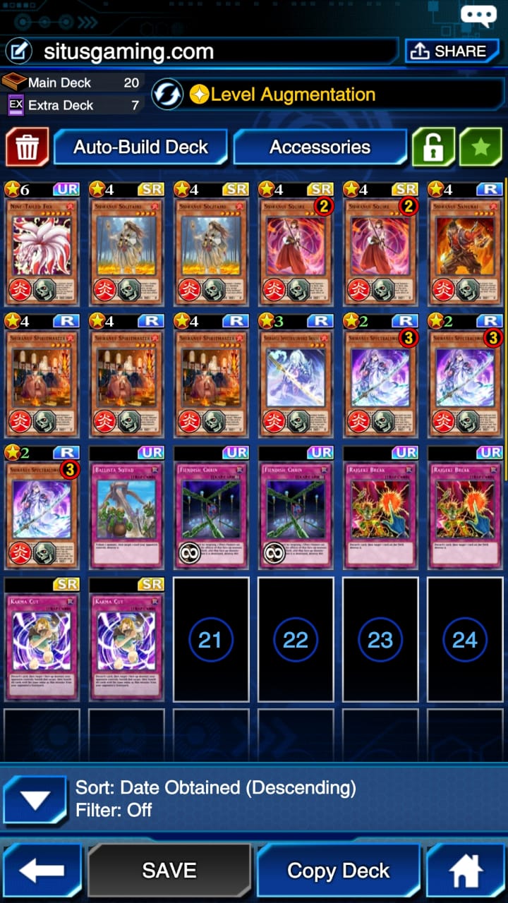 SHIRANUI DECK TERBARU DUEL LINKS Situsgaming Build Mobile Legend