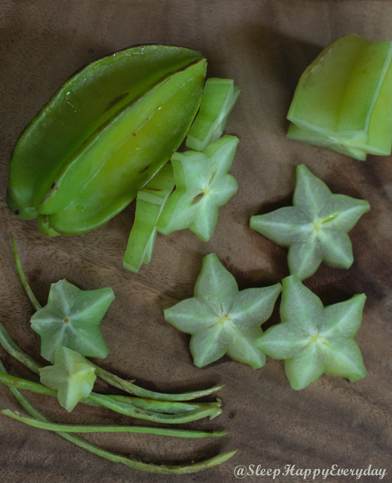 Sleep Happy Everyday Kamranga Makha (Star Fruit Relish). A Simple