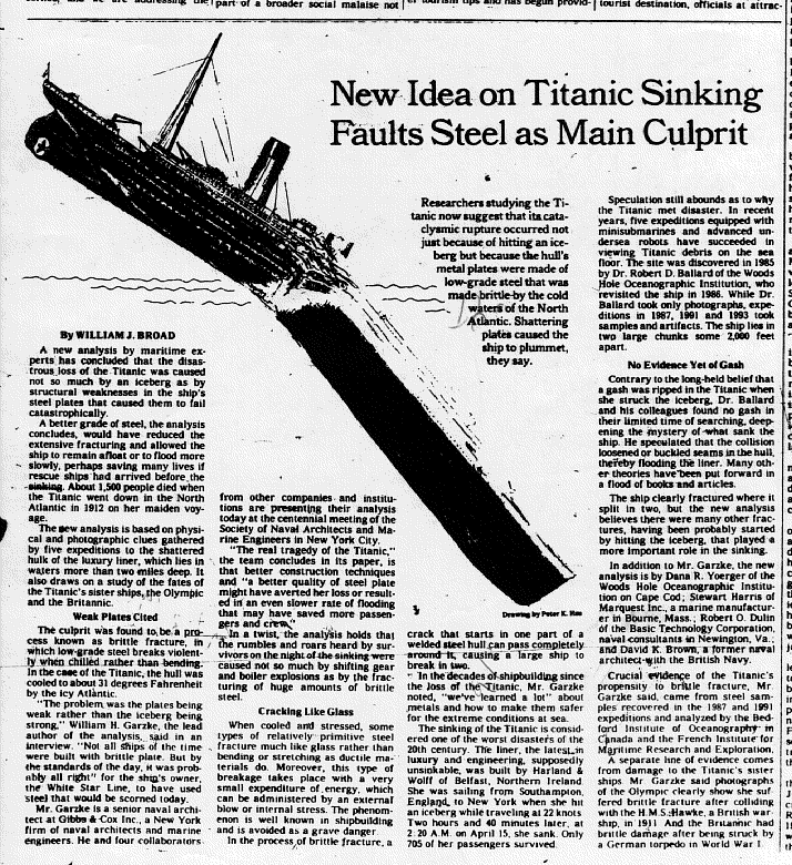 KF7TBA+K7LWA's Friday BLOG RMS Titanic research links