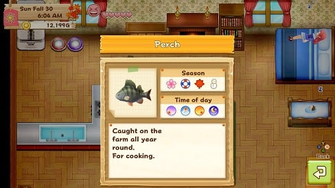 How to Get Perch and Yellow Perch in Harvest Moon: Light of Hope