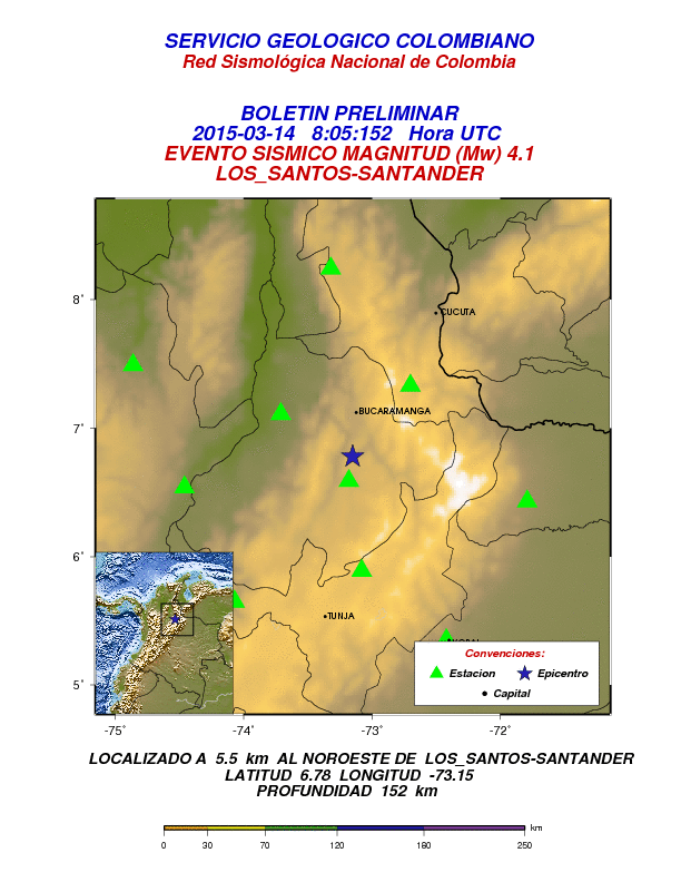 NOTICIERO DE SANTANDER SERVICIO GEOLÓGICO COLOMBIANO / RÉPLICA SÍSMICA