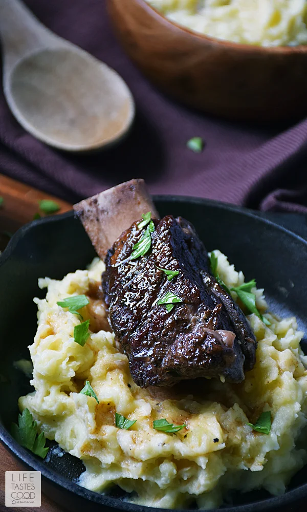 Crockpot Red Wine Braised Short Ribs • Salt & Lavender