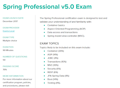 Is it Possible to take Spring Professional v5.0 Certification without training course?