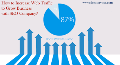 How to Increase Web Traffic to Grow Business with SEO Company?