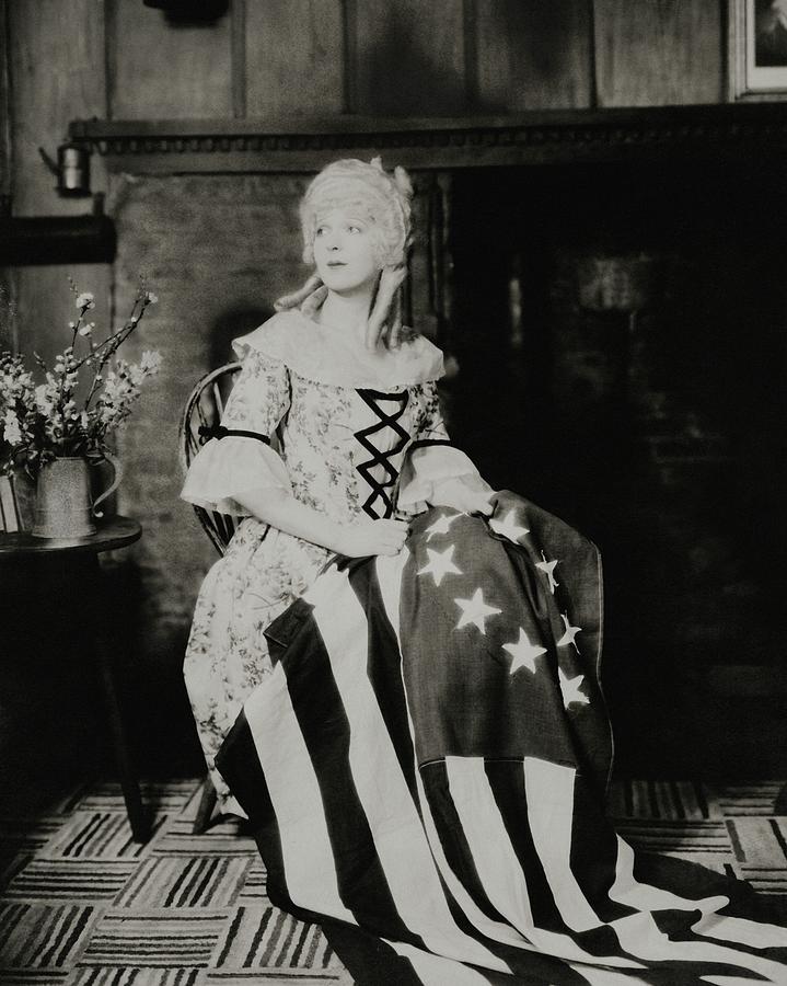Ina Claire as Betsy Ross. By Charles Sheeler ~