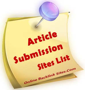 Online Backlink Sites | SEO - Link Building Sites: Free Article ...