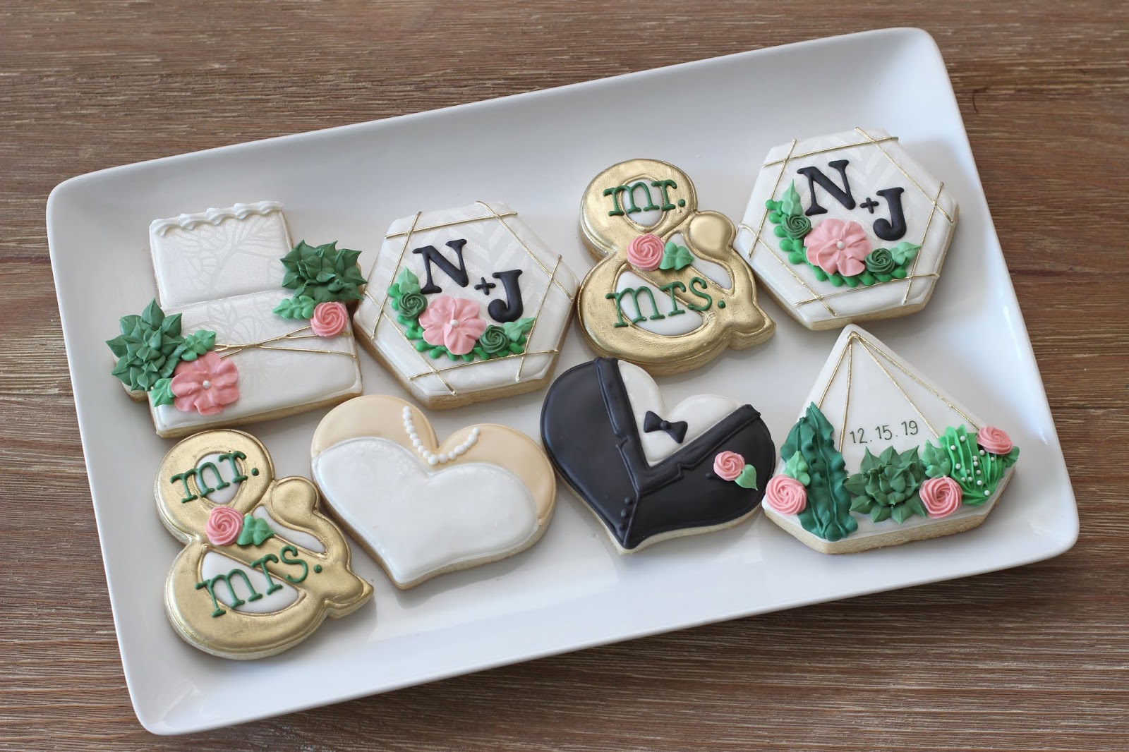 Wedding sugar cookies deals