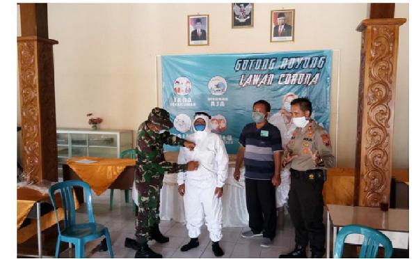 Danramil Karangmalang Cek Kesiapan Posko Relawan Cegah Covid-19 Tingkat Desa