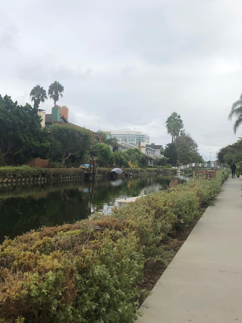 promenade sur les canaux de Venice Beach Los Angeles