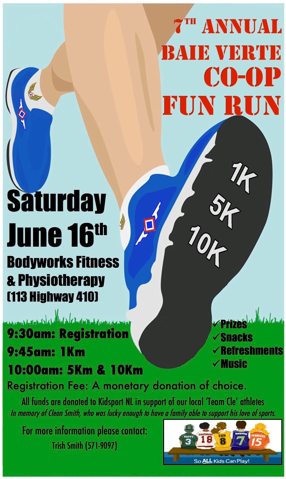 NLRunning Baie Verte Coop Fun Run June 16
