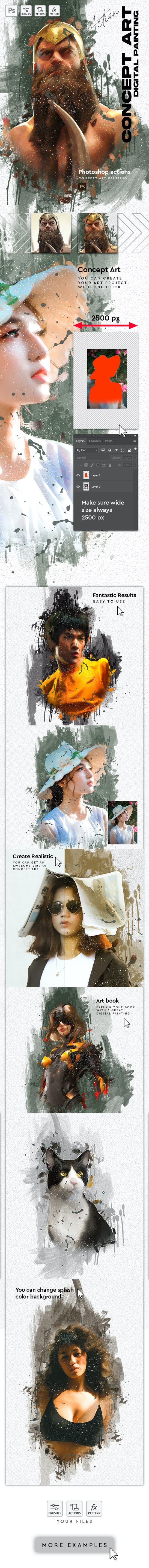 GraphicRiver - Concept Art - Digital Painting Photoshop Action 30363879 2 Template%2B%25281%2529