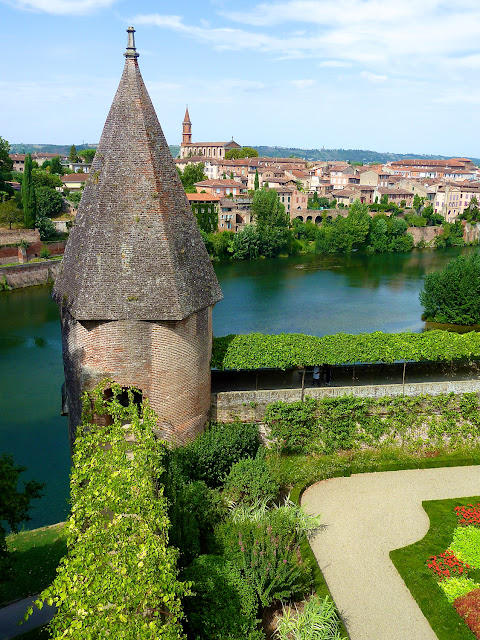 Albi vista desde los jardines del Palacio de la Berbie, el Museo Toulouse Lautrec