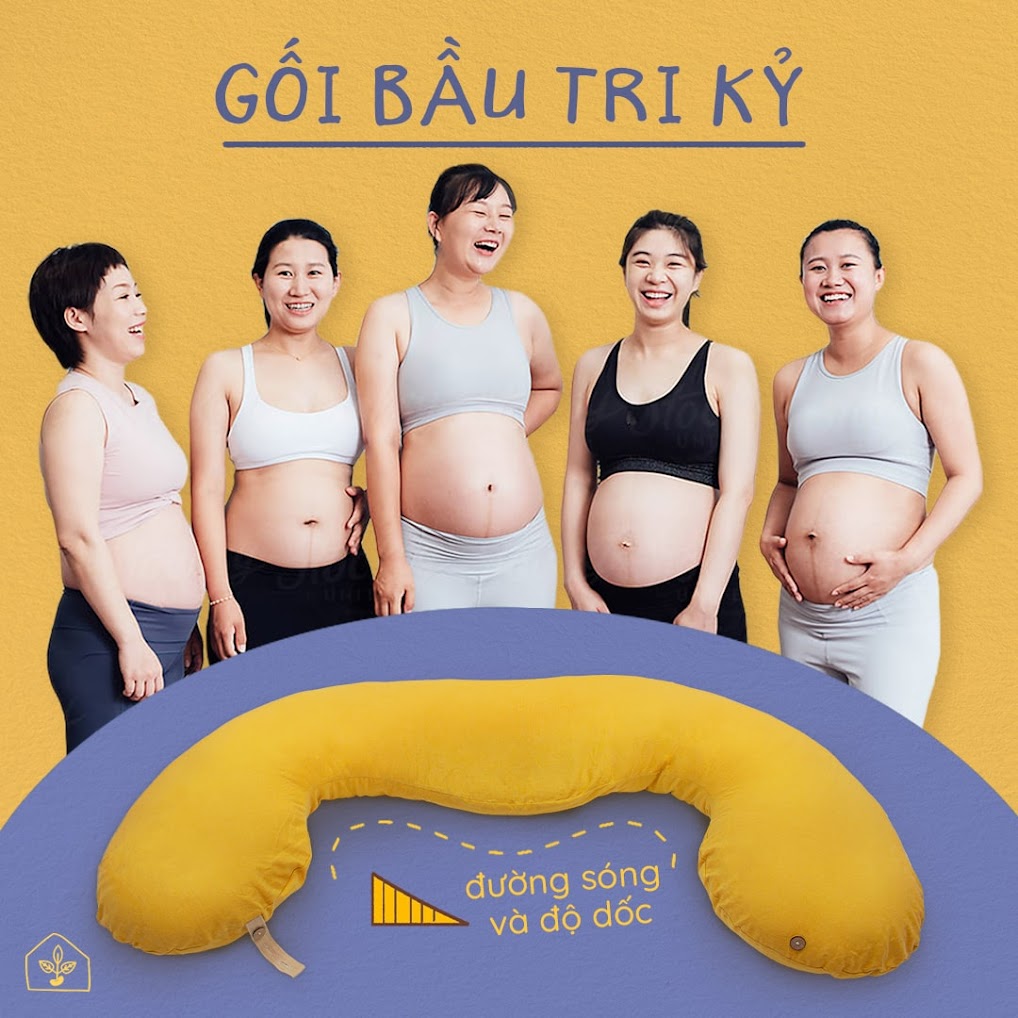 [A159] Ưu điểm gối Bầu Đậu Khuyết - Vì sao Mẹ nên mua?