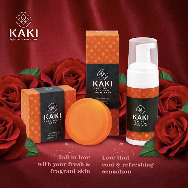 Modern ageing with grace-empowered Kaki persimmon soap