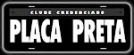 CLUBE CREDENCIADO  -  PLACA PRETA