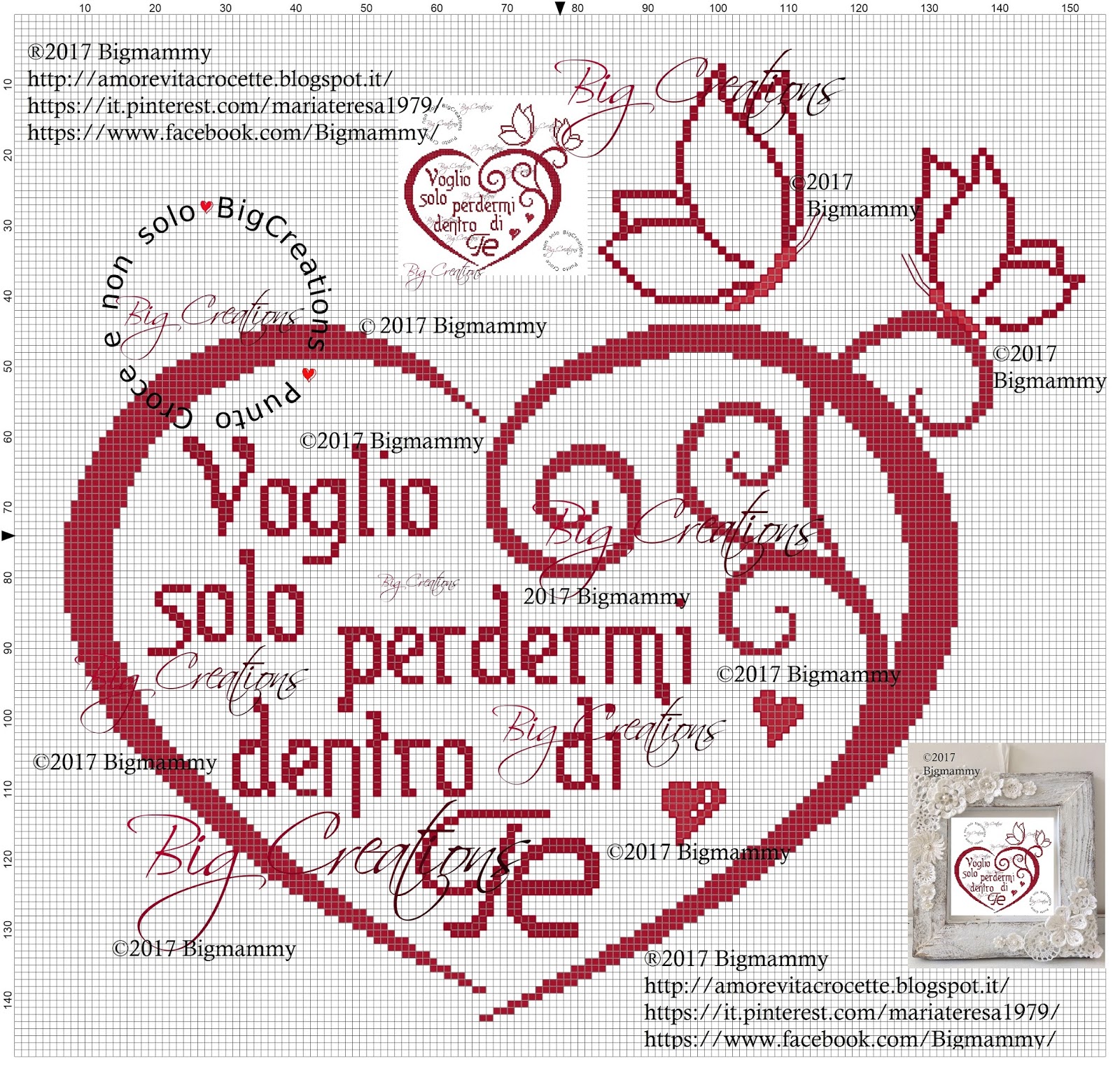 Kit Punto Croce Fiori D'Amore - Per Adulti Principianti Con Cerchio, Fili E Istruzioni - Attivit&agrave; Relax