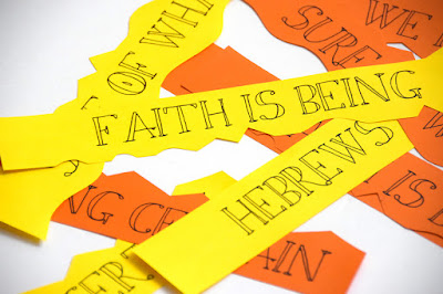Teaching faith to kids with Hebrews 11:1 game