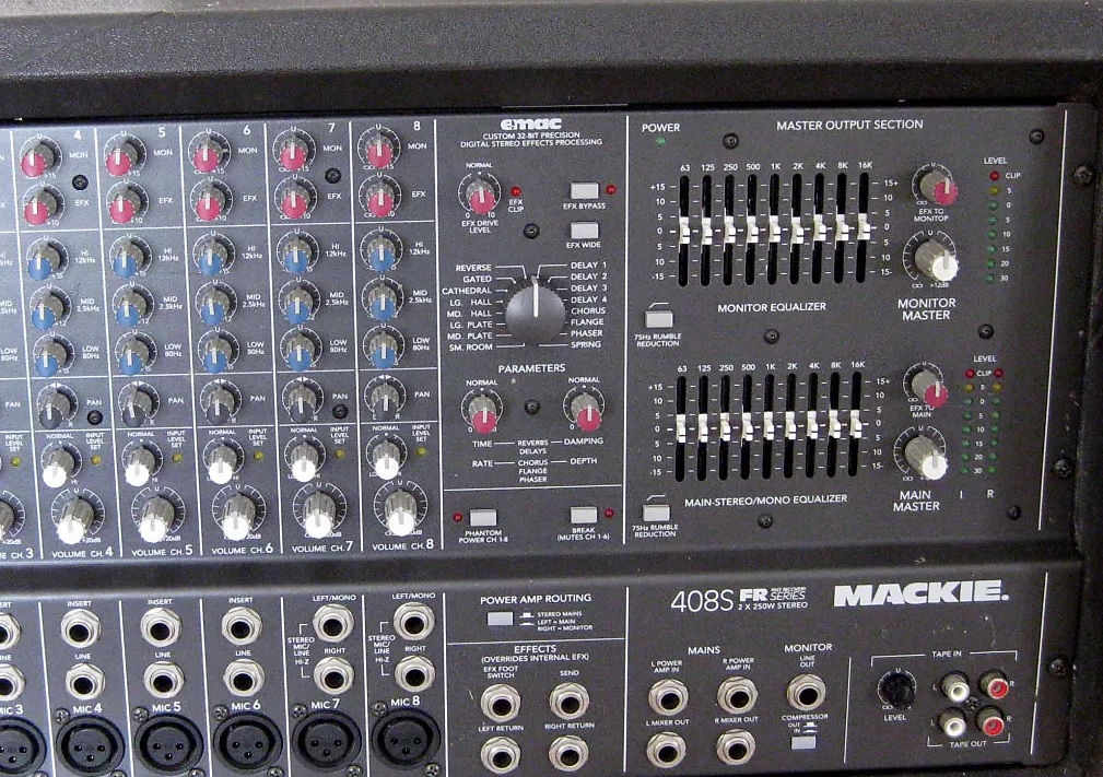 SKEMA TONE KONTROL MIXER MACKIE 408 808