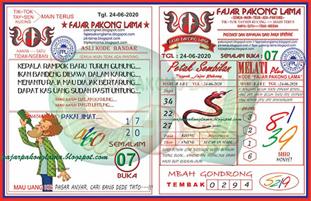 Bocoran Fajar Pakong Lama Rabu 24 Juni 2020 Archives Prediksi Master Togel Hari Ini Singapura Hongkong Sidney Jp
