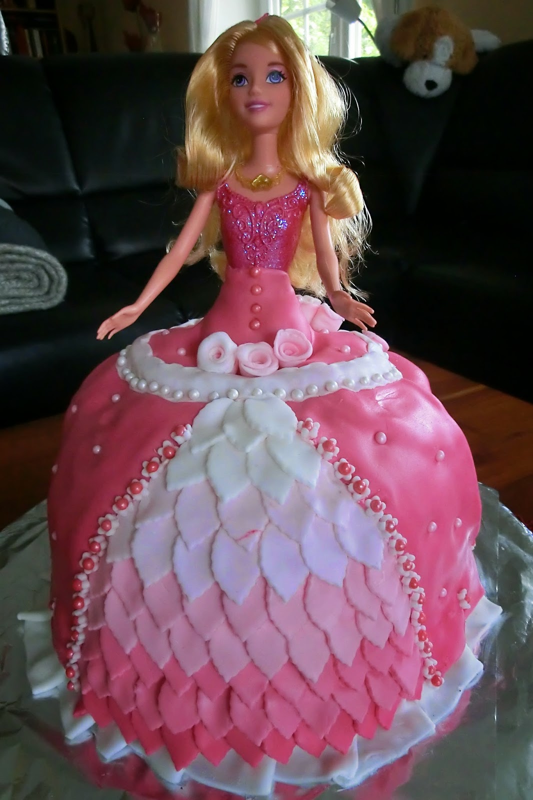 Kuchenkruemel Backblog : Barbie-Torte, Princess Torte