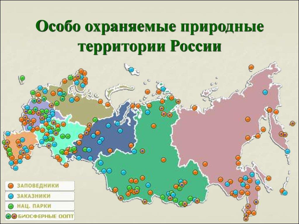 Карта заповедников россии 8 класс атлас по географии